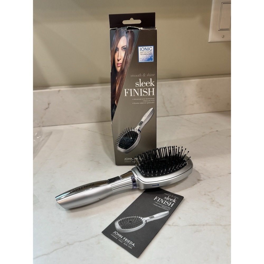 John Frieda Sleek Finish Ionic Hari Brush 95276 Discontinued NEW in BOX